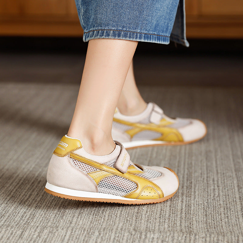 Women's Mesh Breathable Mary Jane Korean Hollow Casual Shoes