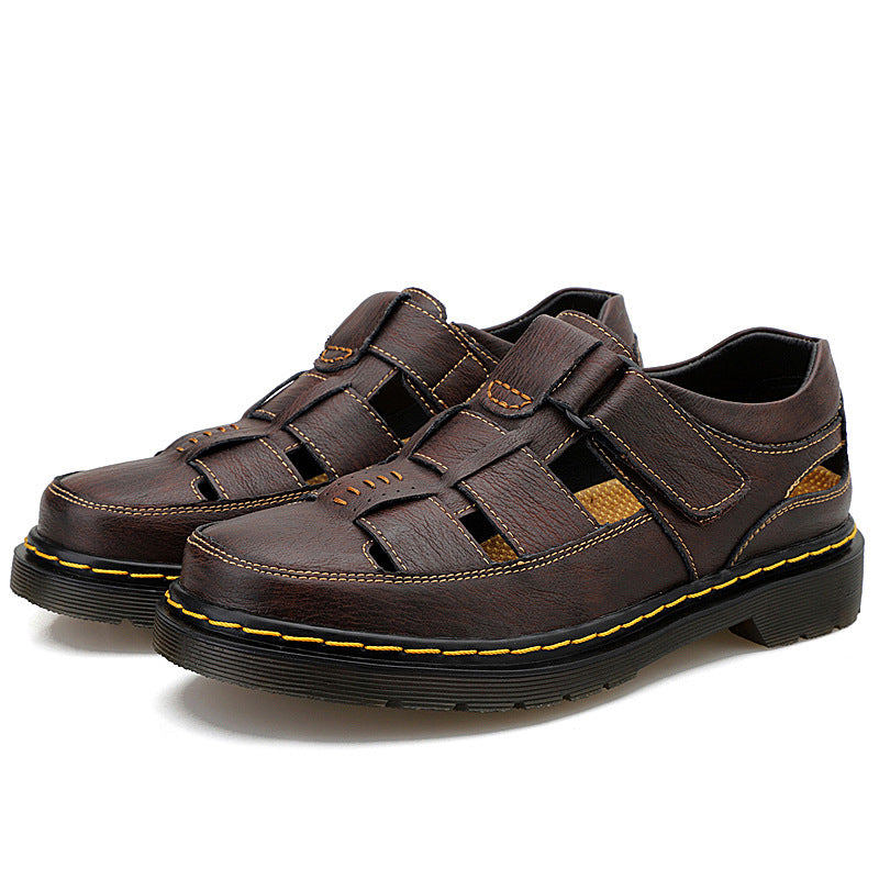 Men's Summer Plus Size Pump Sports Hollow Sandals