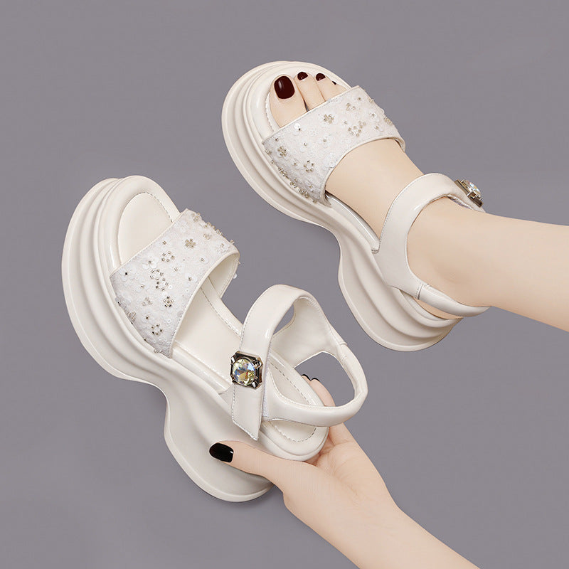 Women's Platform Summer Muffin Slimming Rome Beach Sandals