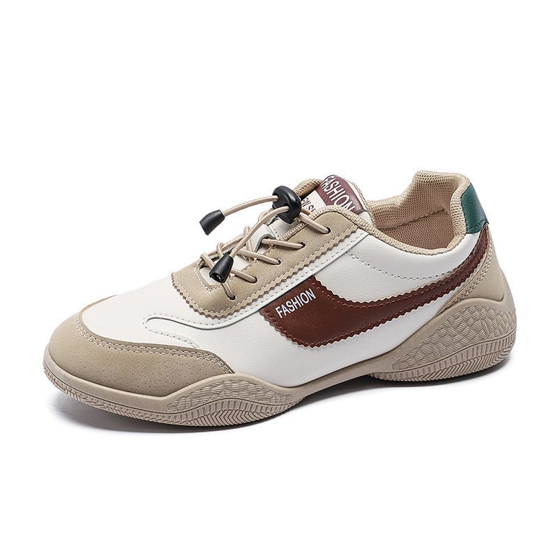 Women's Spring White Breathable Daddy Lightweight Leisure Casual Shoes