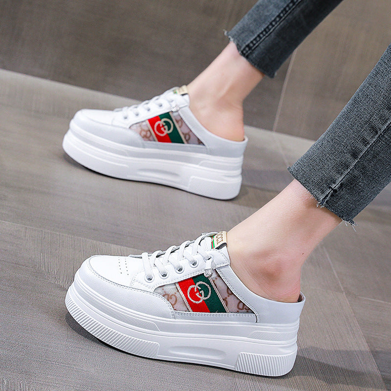 Women's Platform Muffin Height Increasing Insole Toe Slippers