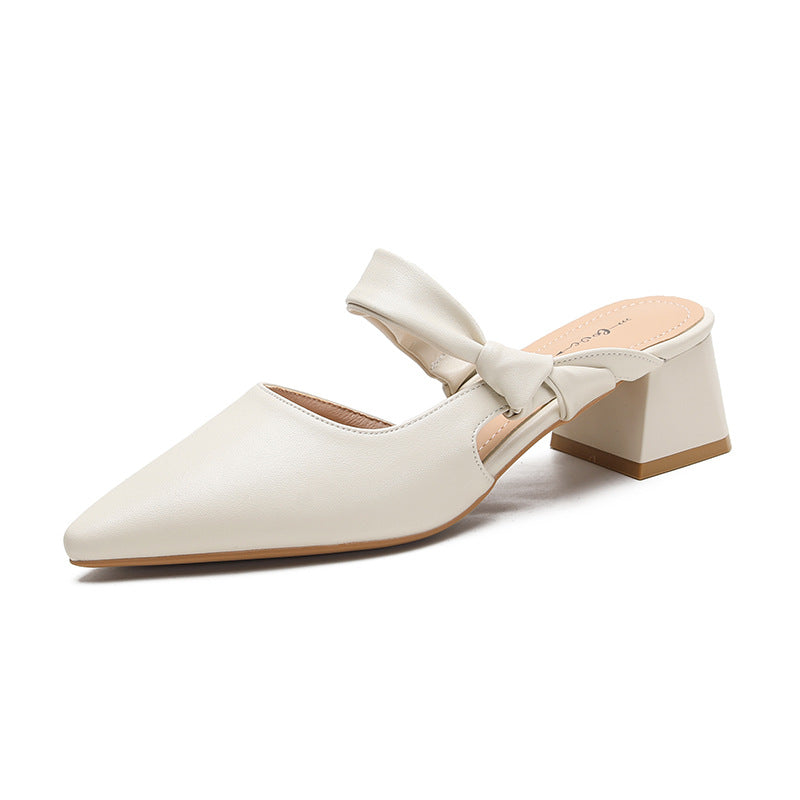 Women's Toe Cap Korean Style Chunky Outdoor Sandals