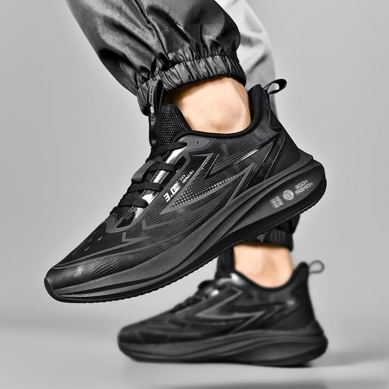 Men's Side Running Fashionable Outdoor High Elastic Sneakers