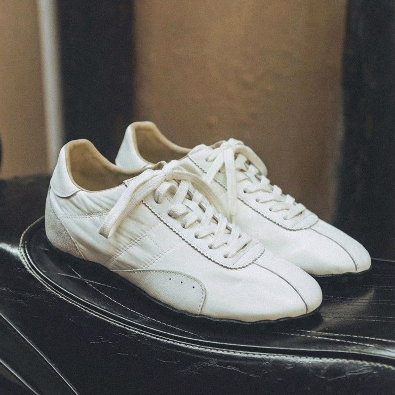 Women's Genuine Retro Height Increasing Insole German Training Early Spring Versatile Sneakers