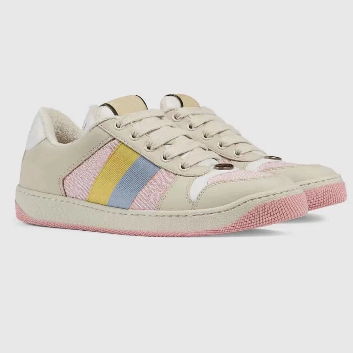 Women's & Men's Rhinestone Golden Goose Retro Dirty Presbyopic Flat Casual Shoes