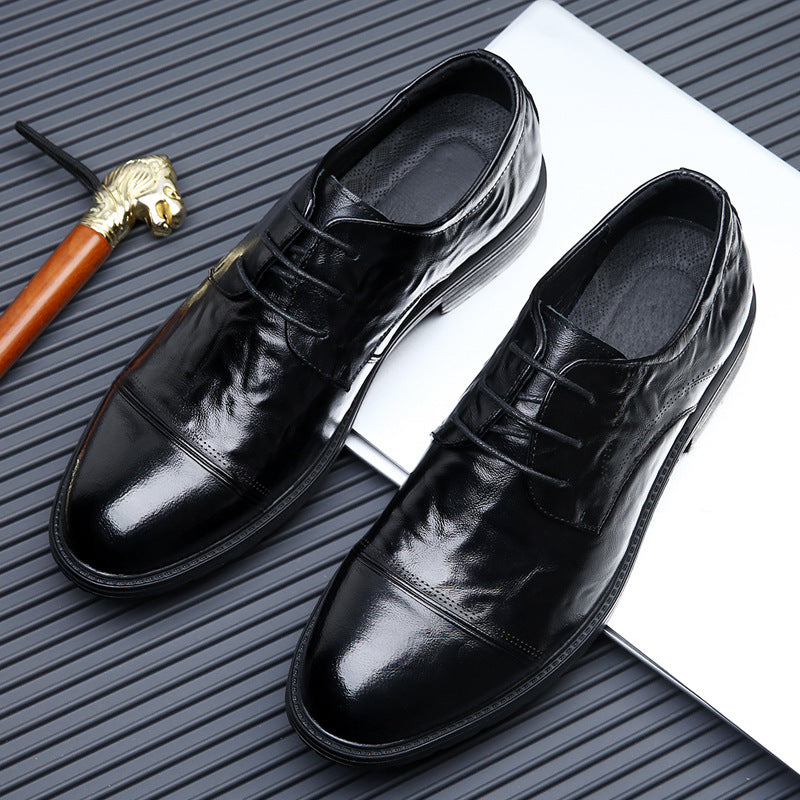 Men's Top Layer Business Official Comfortable Elegant Leather Shoes