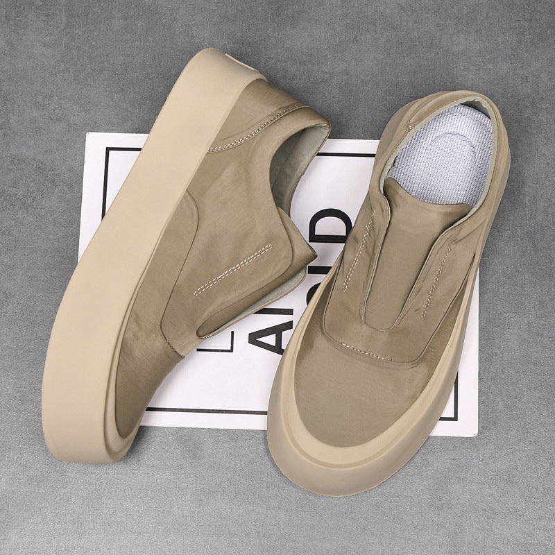 Men's Summer Breathable Cloth Chunky Trendy Versatile Canvas Shoes