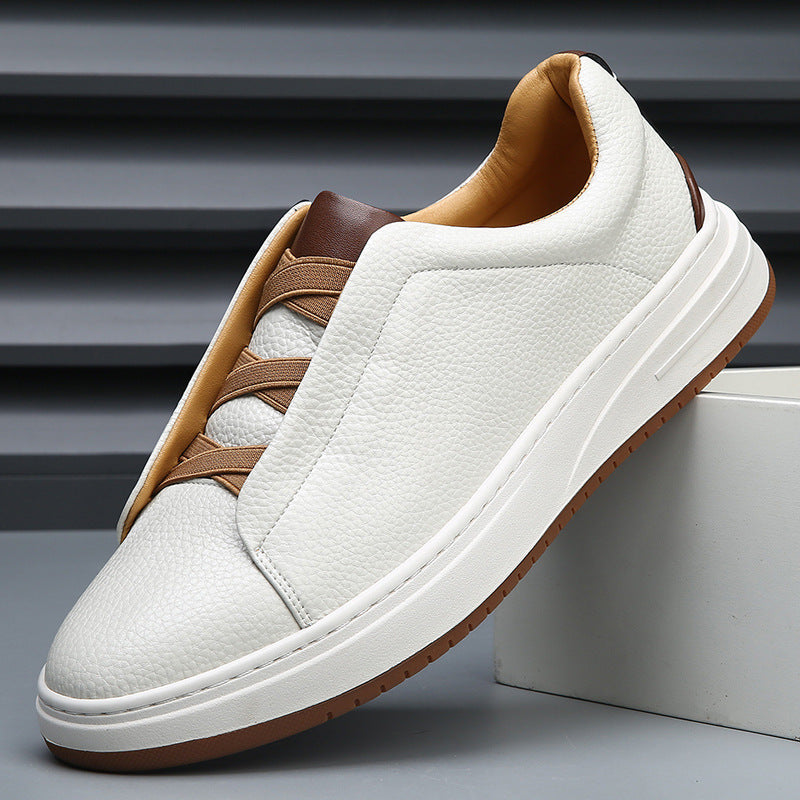 Men's Skate Genuine Platform White Autumn Tide Casual Shoes