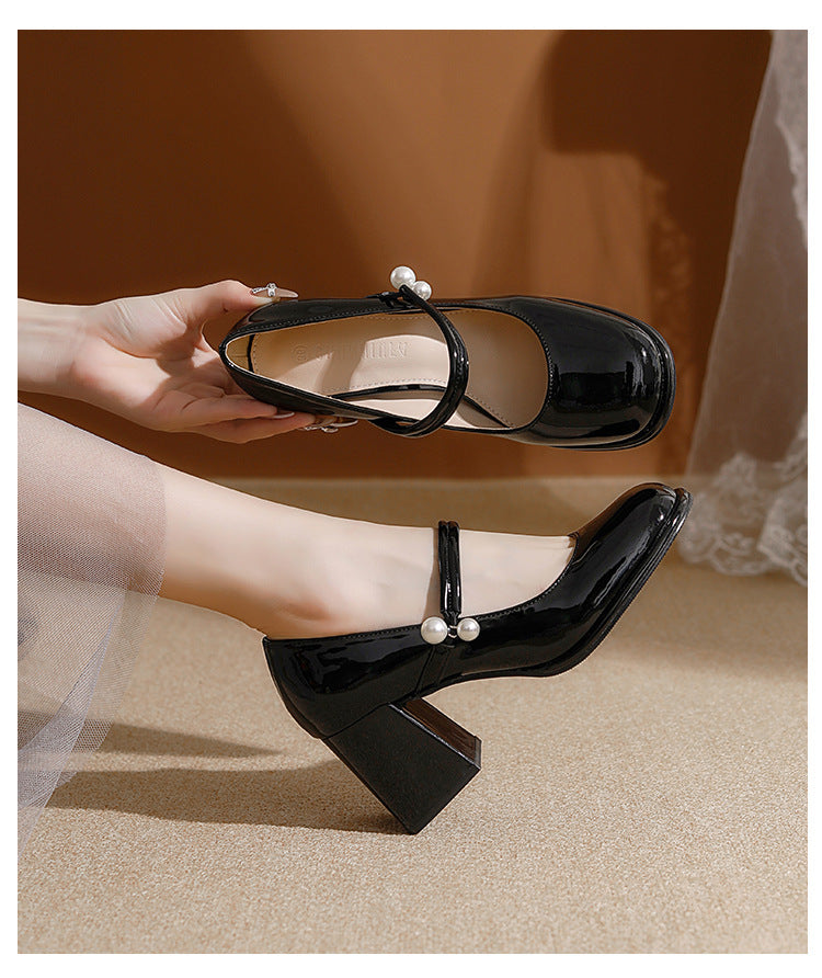 Women's Mary Jane Plus Size Round Toe High Fat Casual Shoes