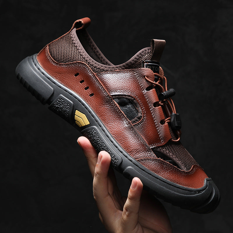 Men's Summer Genuine Hole Outdoor Water Beach Casual Shoes