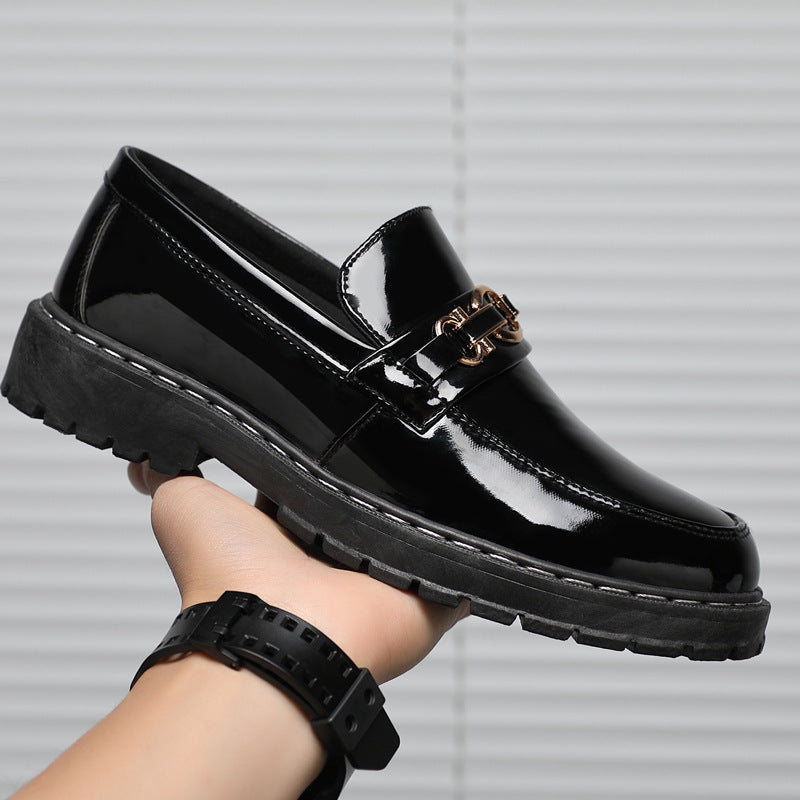 Men's Summer Breathable Slip-on Lofter Korean British Casual Shoes