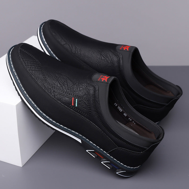 Men's Size Big Foot Business Fashion Comfortable Casual Shoes
