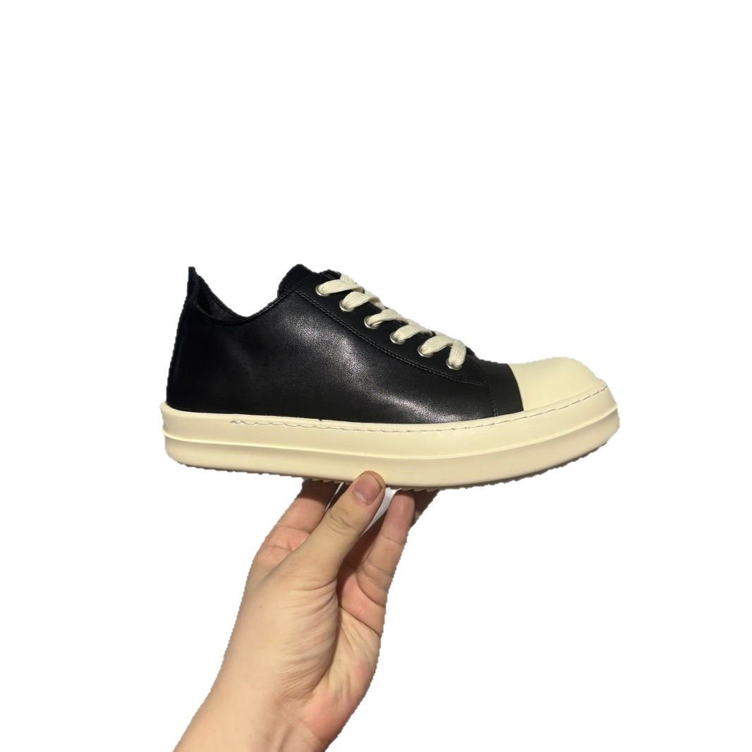 Men's Summer Thick Sole Increased Leisure Black American High Street Men's Board Shoes