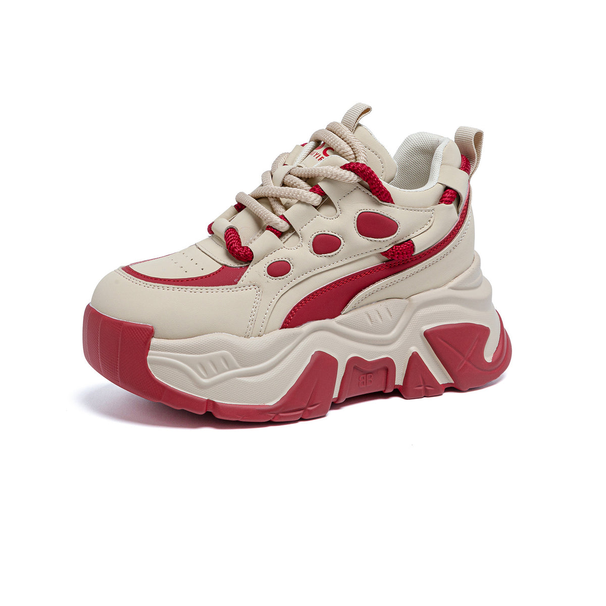Women's Increasing Insole Dad Spring Thick Bottom Transparent Mesh Fashion Sports Women's Shoes