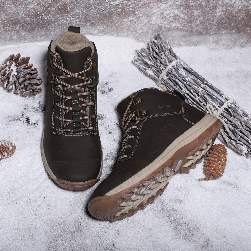 Women's & Men's Winter Fleece-lined Warm Plus Size Snow Boots