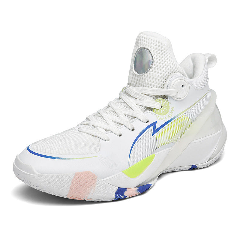 Women's & Men's Basketball Mesh Breathable Shock Absorption Soft Sneakers