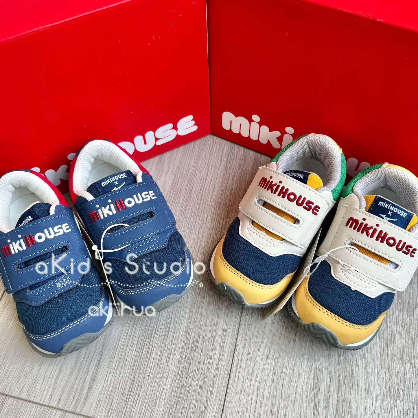 Children's Yuan Classic Cooperation Wide Velcro Breathable Kid's Sneakers