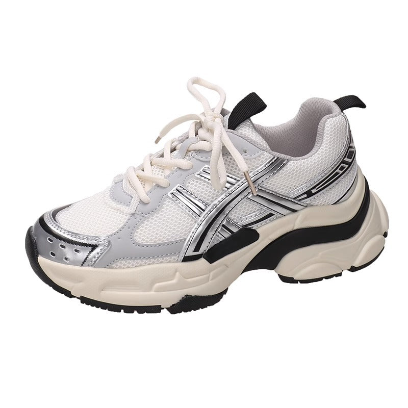 Women's Genuine Platform Space Sier Mesh Running Sneakers