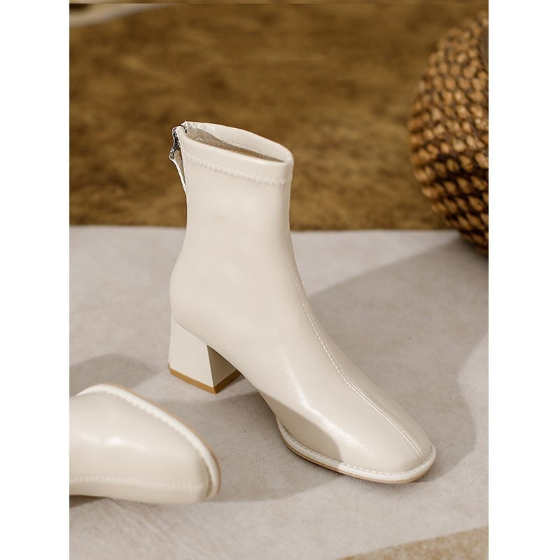 Women's Tube Little Korean Style Stretch Small Boots