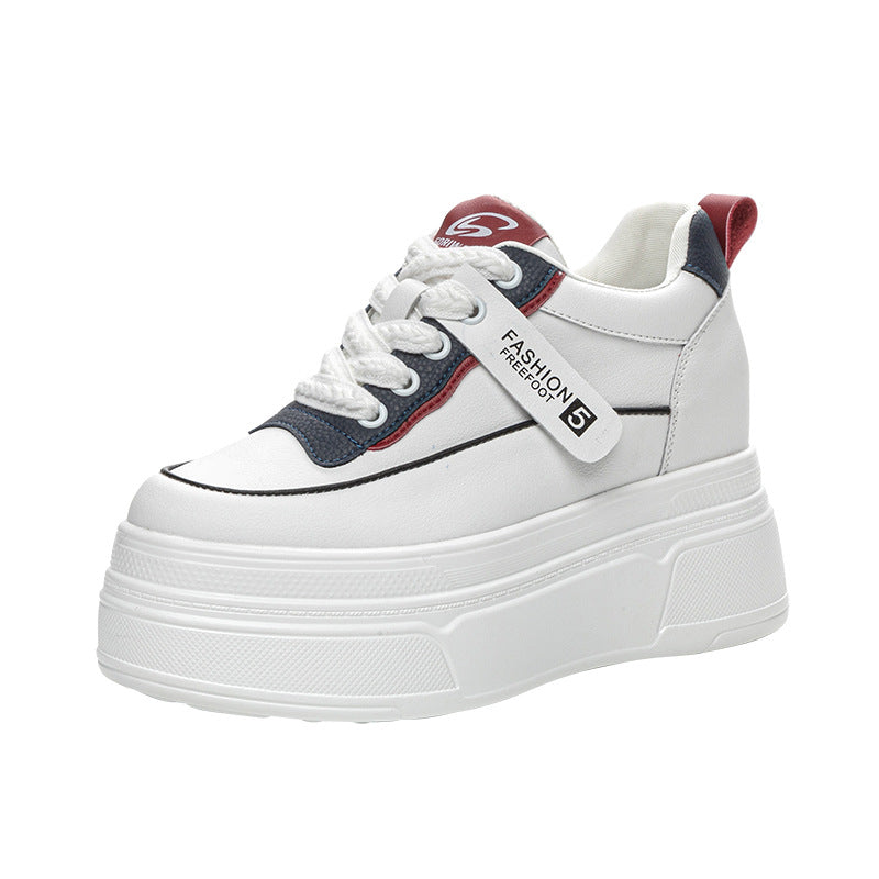 Women's Autumn Platform Fashionable Round Toe Heightened Easy Wear Women's Casual Shoes