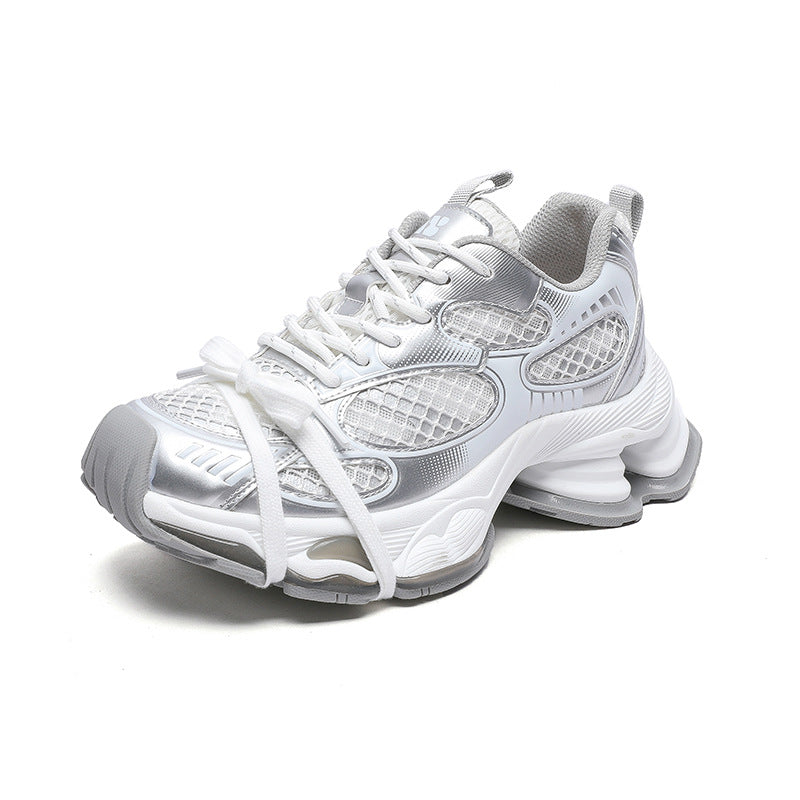 Platform Dad Spring Mesh Versatile Increased Sneakers