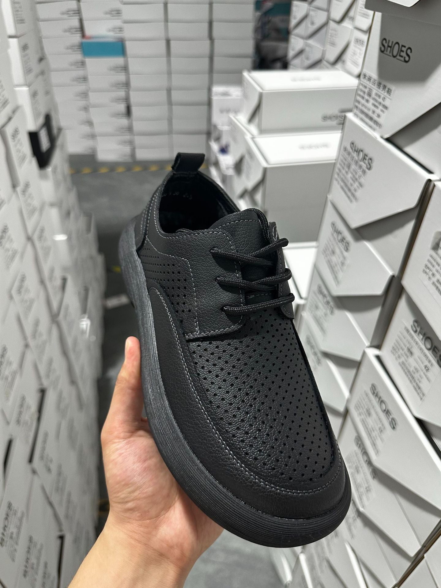 Men's Hollow Summer Genuine Breathable Trendy Platform Sandals