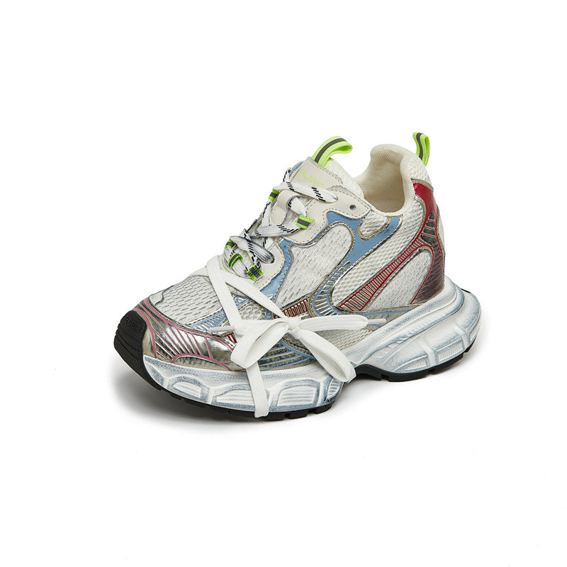 Women's Thick-soled Height Increasing Insole Dad Breathable Sneakers