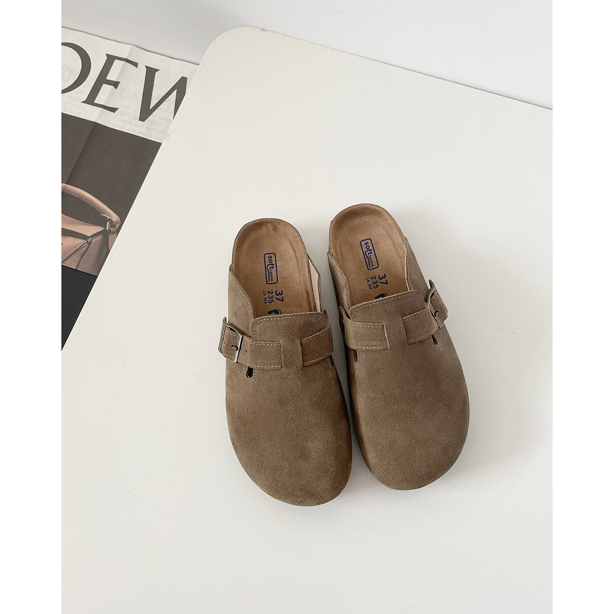 Women's Half Thick Bottom Toe Cap Increased Slippers