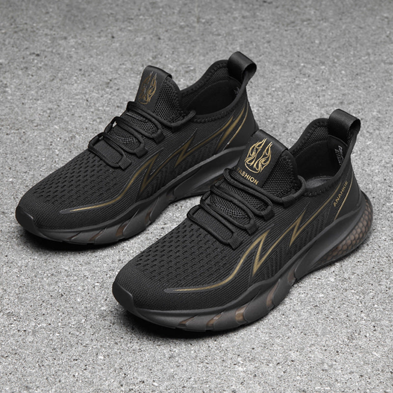 Men's Breathable Mesh Surface Sports Air Cushion Sneakers