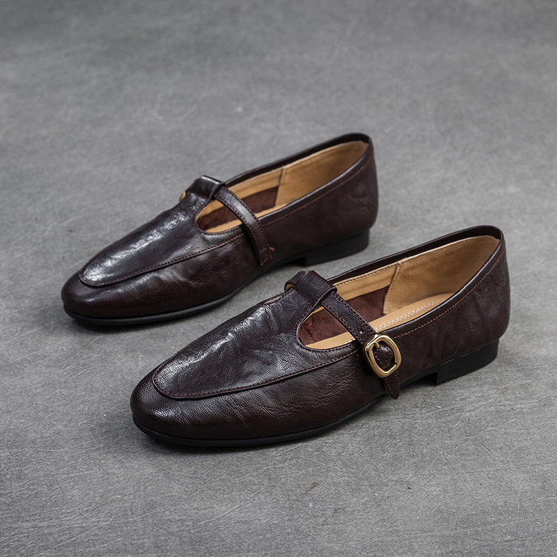 Women's Commuting Small Single-layer Lazy Literature Art Loafers