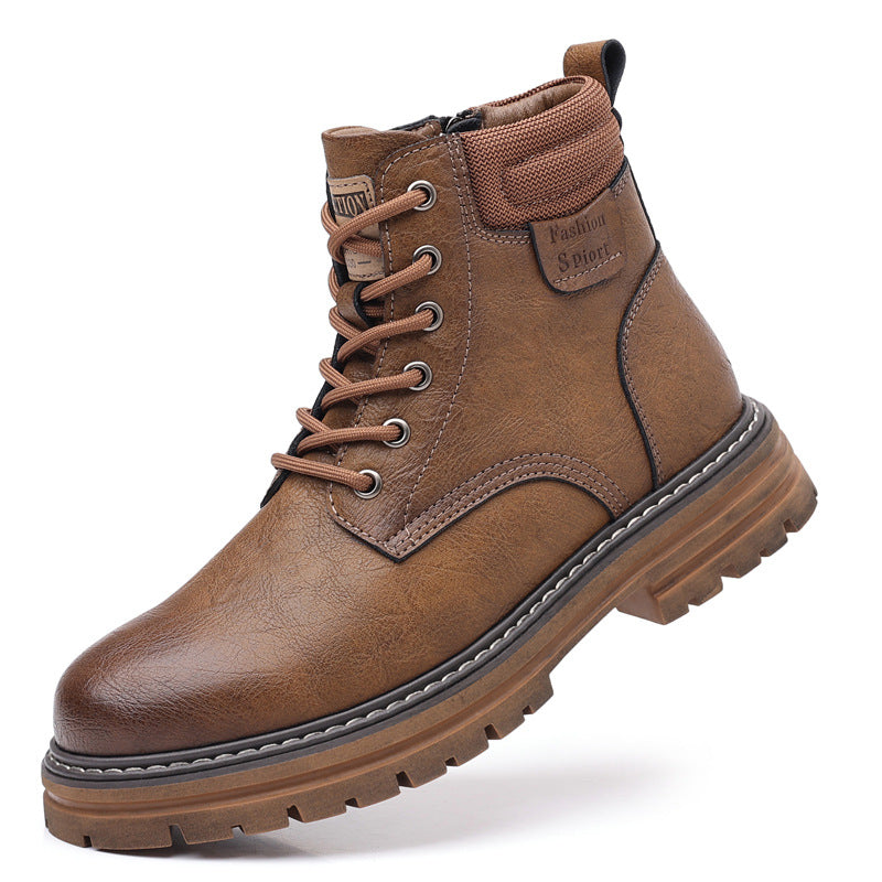 Men's Outdoor Martin Retro Motorcycle British Style Boots