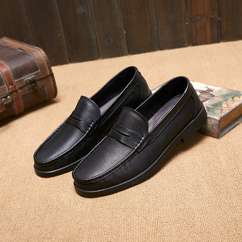 Men's Autumn Genuine Light Soft Comfortable Slip-on Casual Shoes