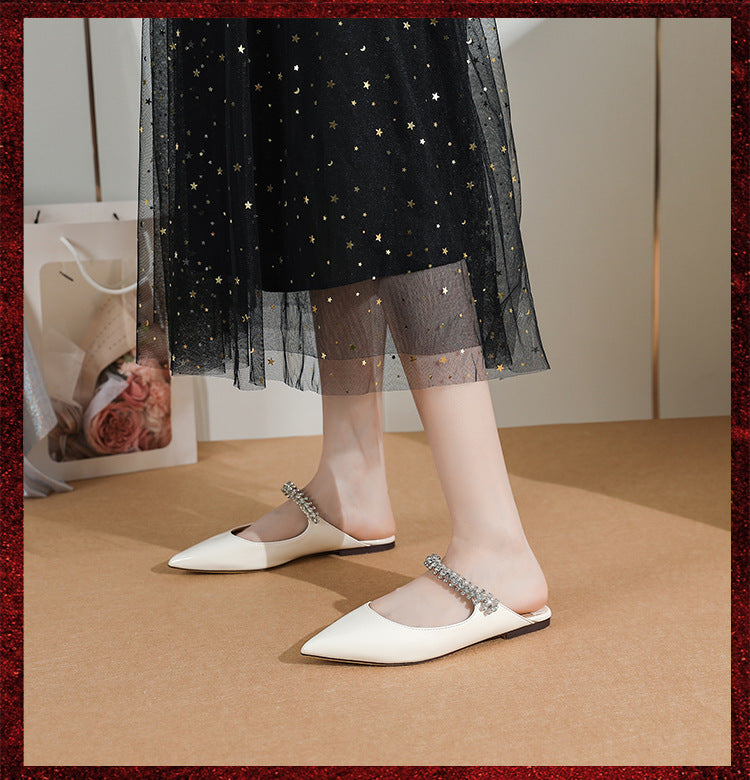 Women's Pumps Closed Toe Half Summer Outer Slippers