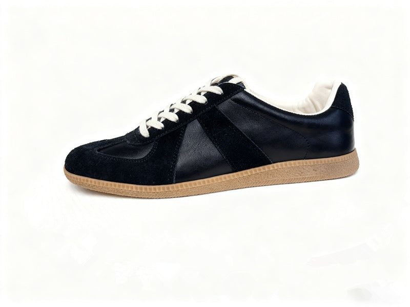 Men's Spring German Training Soft Sole Flat White Couple Men's Casual Shoes