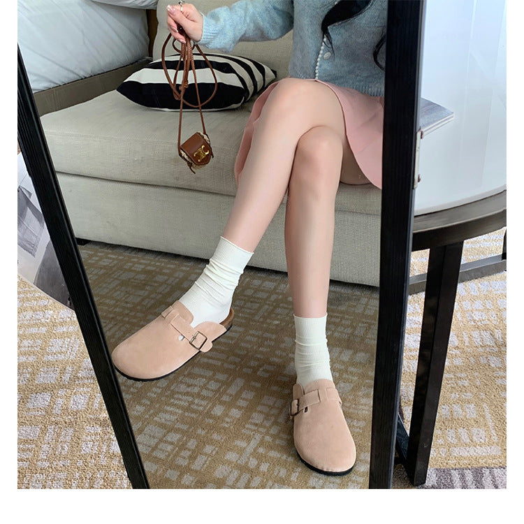 Women's Half Thick Bottom Toe Cap Increased Slippers