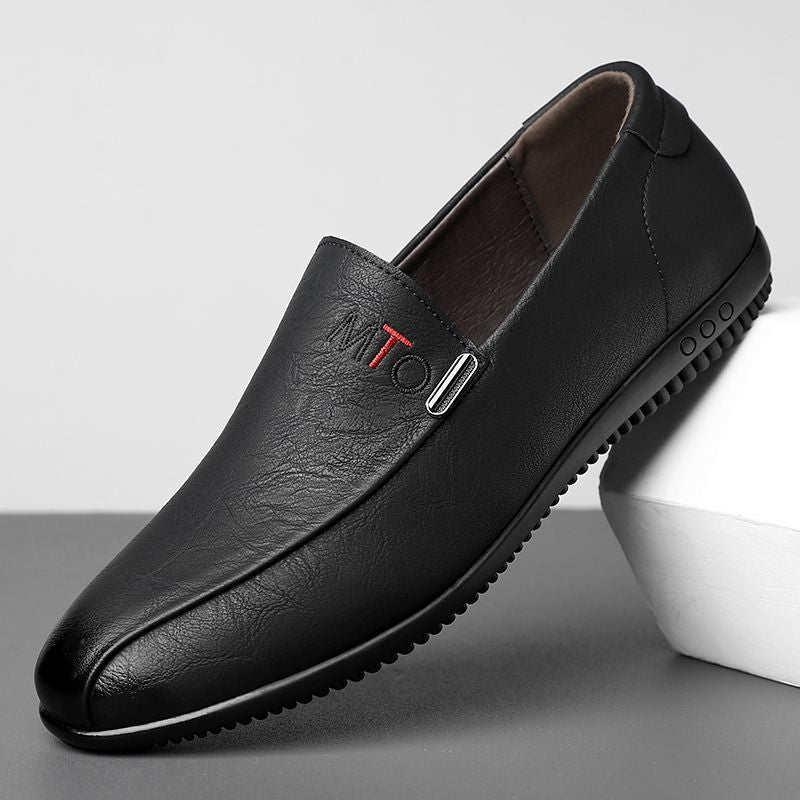 Men's Durable Attractive Charming Flat Driving Leather Shoes