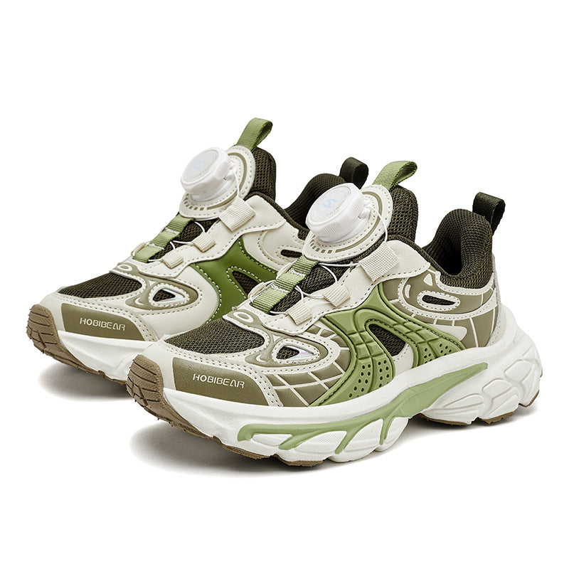 Slouchy New Double Mesh Dad Running Sneakers