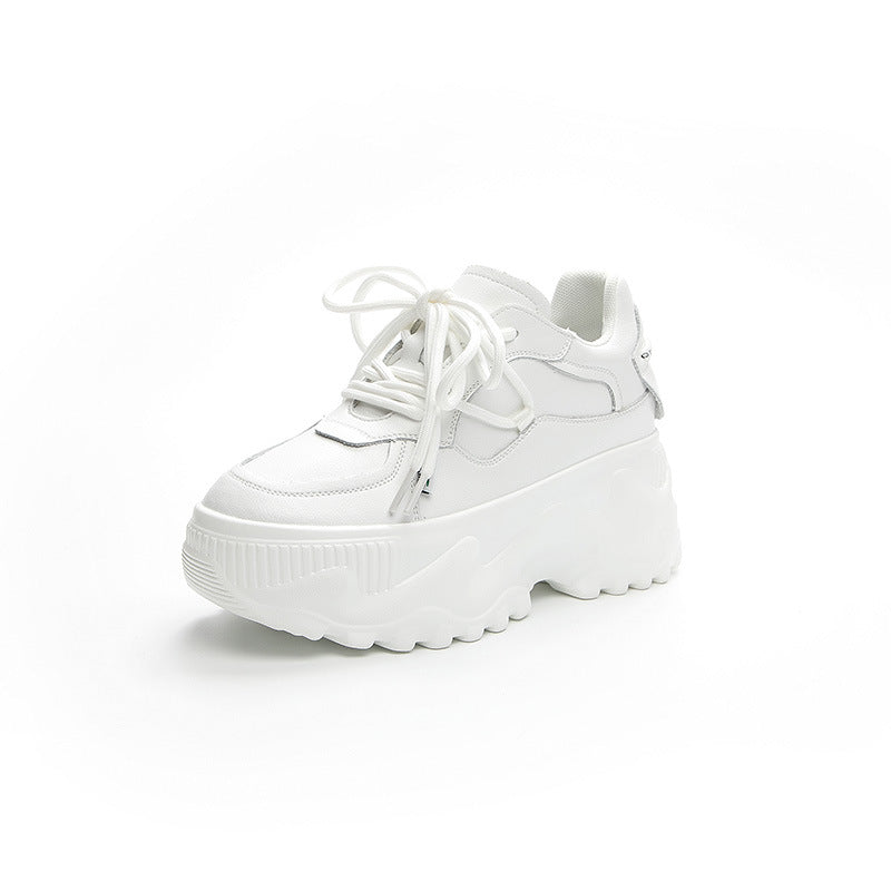 Women's Insole Solid Color Simple Dad Sports Casual Shoes