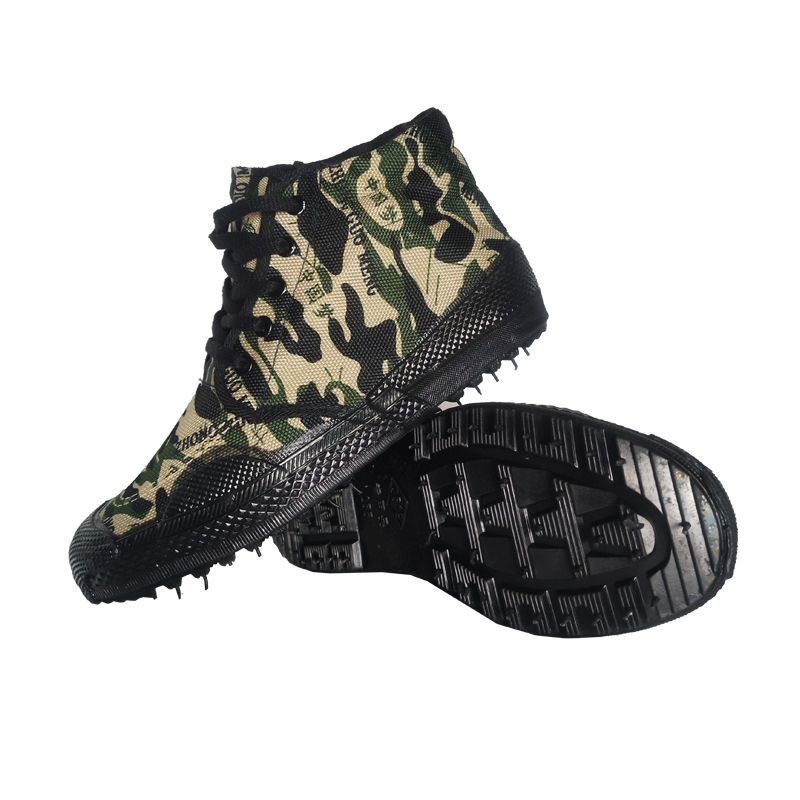 Women's & Men's Labor Protection Rubber Construction Site Mountaineering Canvas Shoes