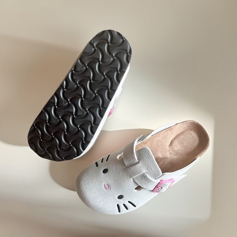 Women's Niche Cute Thick Bottom Toe Cap Outdoor Slippers