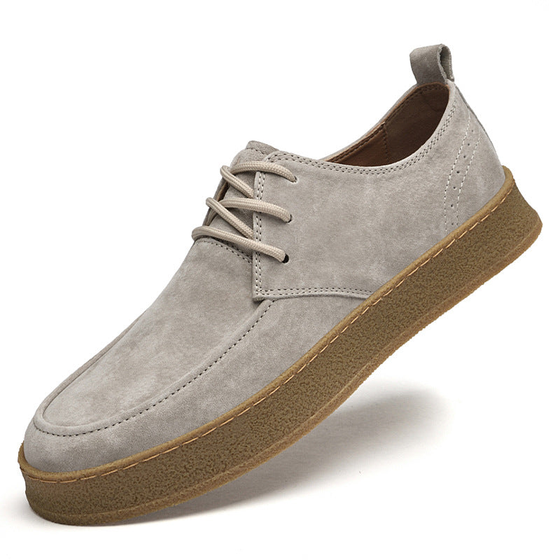 Men's Springtide Personality Big Head Genuine Retro Plus Size Sneakers