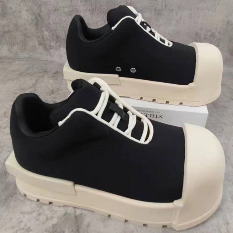 Women's & Men's Rice Chess Big Head Thick Bottom Sneakers
