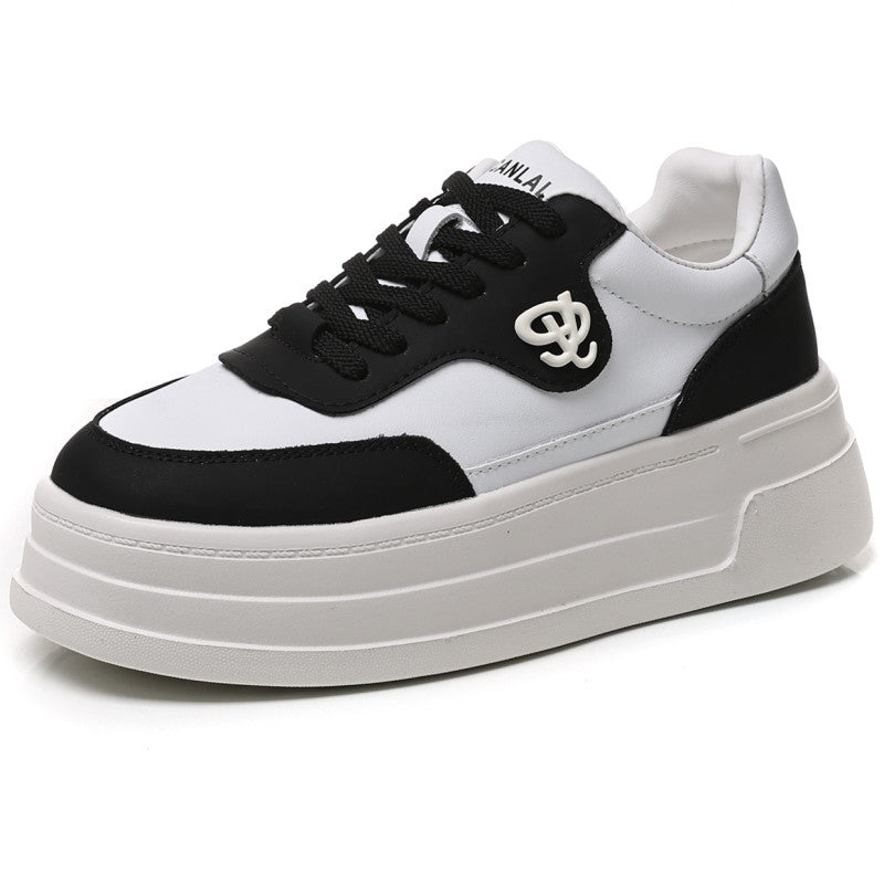 Women's Block Platform Heightened Easy Wear Autumn Casual Shoes