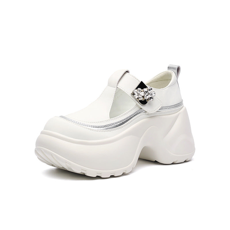Women's Bottom For Summer Hollow Out Velcro Casual Shoes
