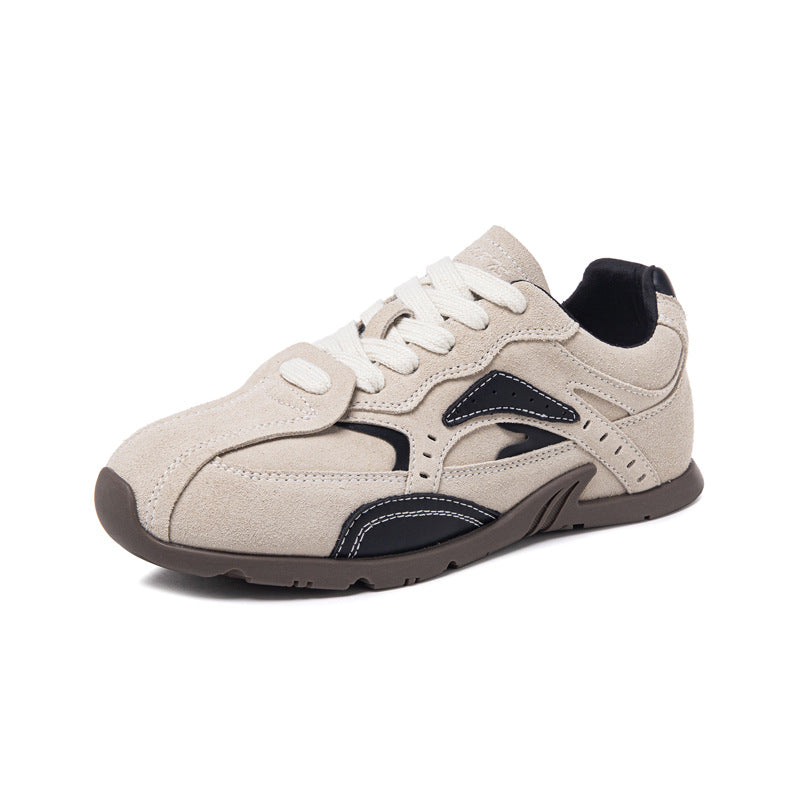Women's American Retro Color Matching German Training Fashionable Casual Shoes