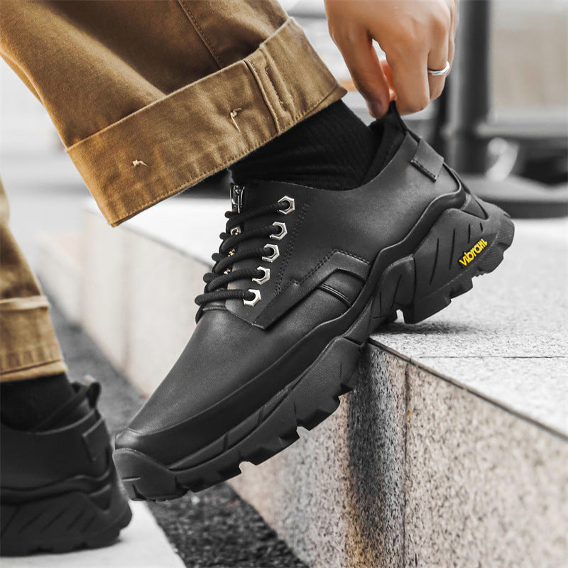 Men's Autumn Platform Hiking Breathable Retro Dad Sneakers