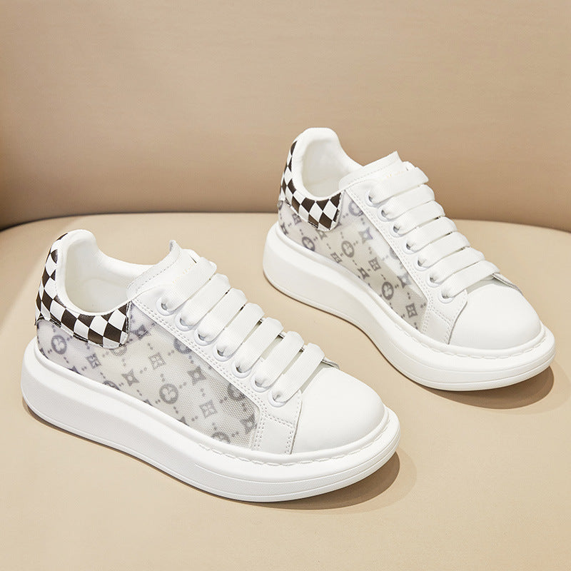 Women's Popular White Breathable Fashionable Fashion Casual Shoes
