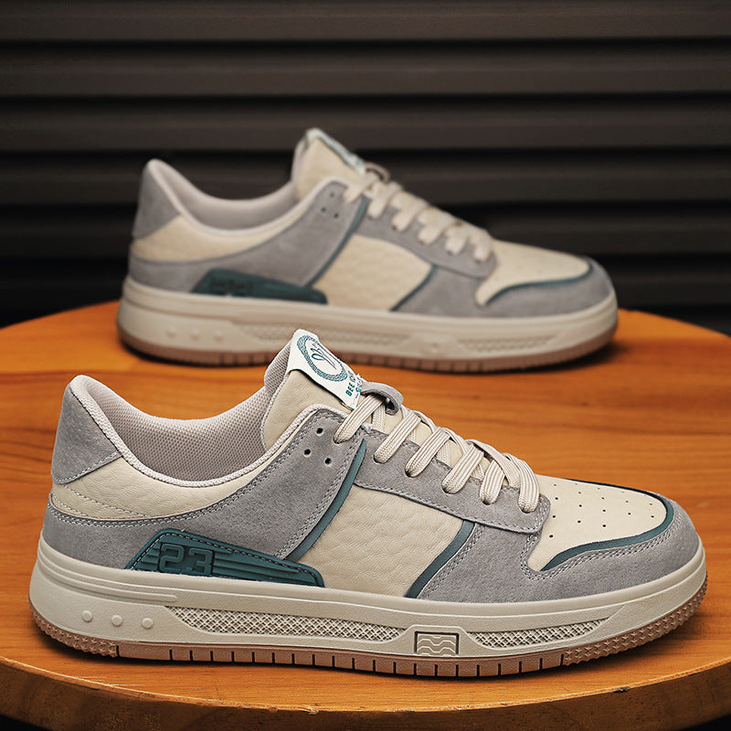 Men's Flagship Store Spring Frosted Board Genuine Sneakers