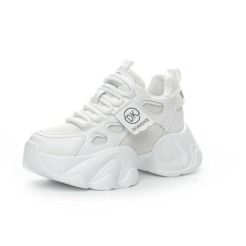 Women's Bottom Sports Dad Feet Small Mesh Breathable Lightweight Inner Sneakers