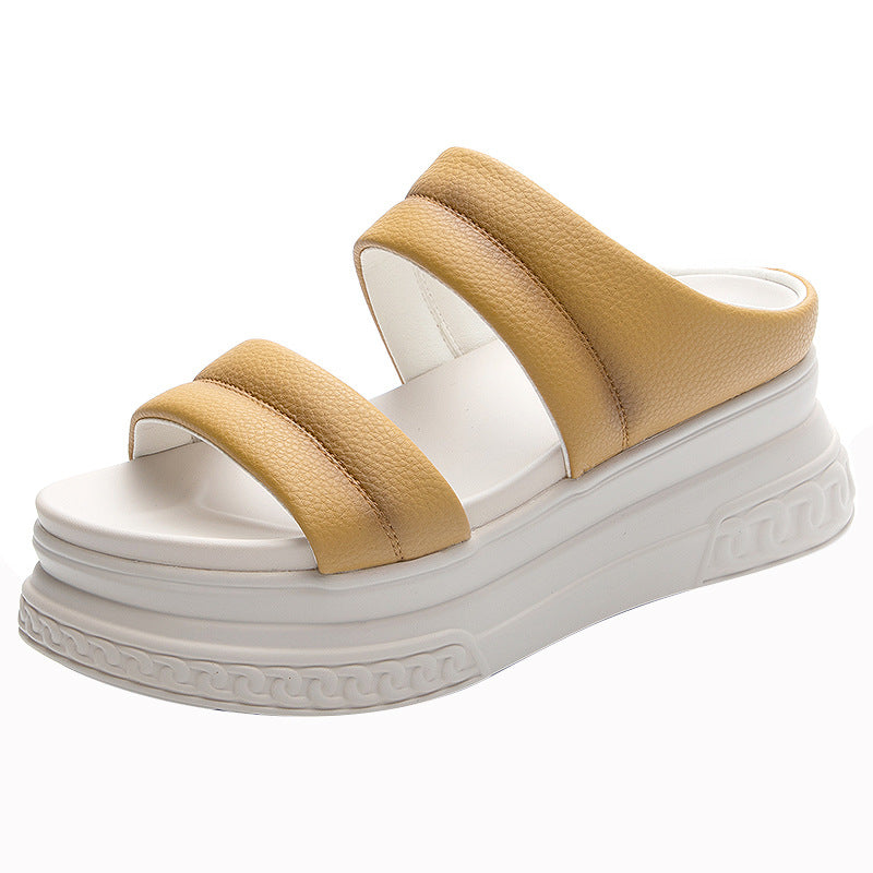 Women's Outdoor Fashion Fairy Style Platform Height Slippers
